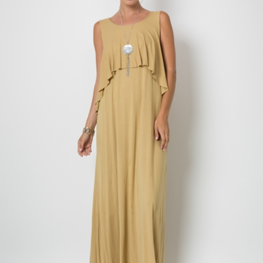 CLEARANCE ‼️SEXY RUFFLE Maxi - Dress - Picture 3 of 5